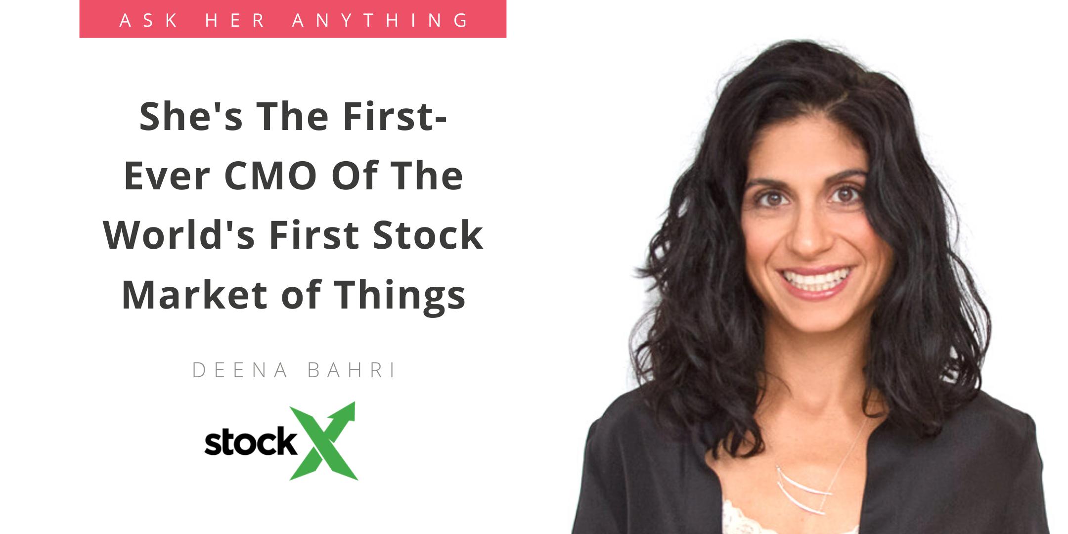 She's The First-Ever CMO Of The World's First Stock Market of Things