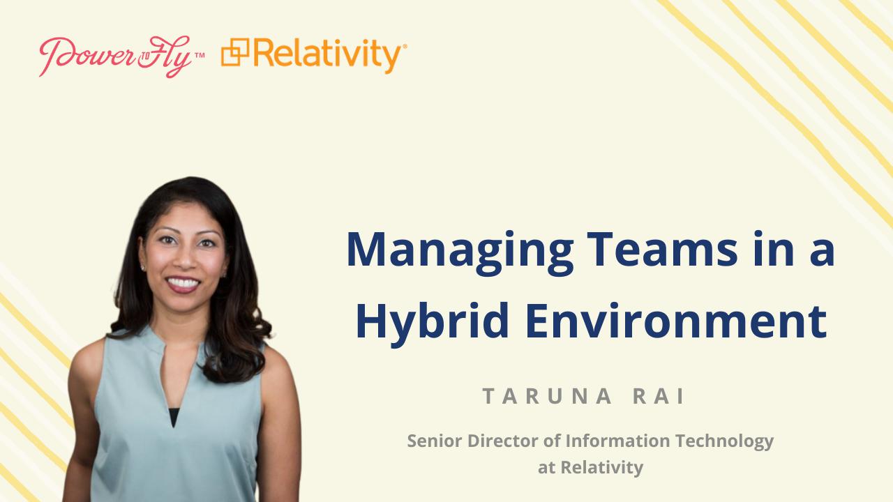 Managing Teams in a Hybrid Environment