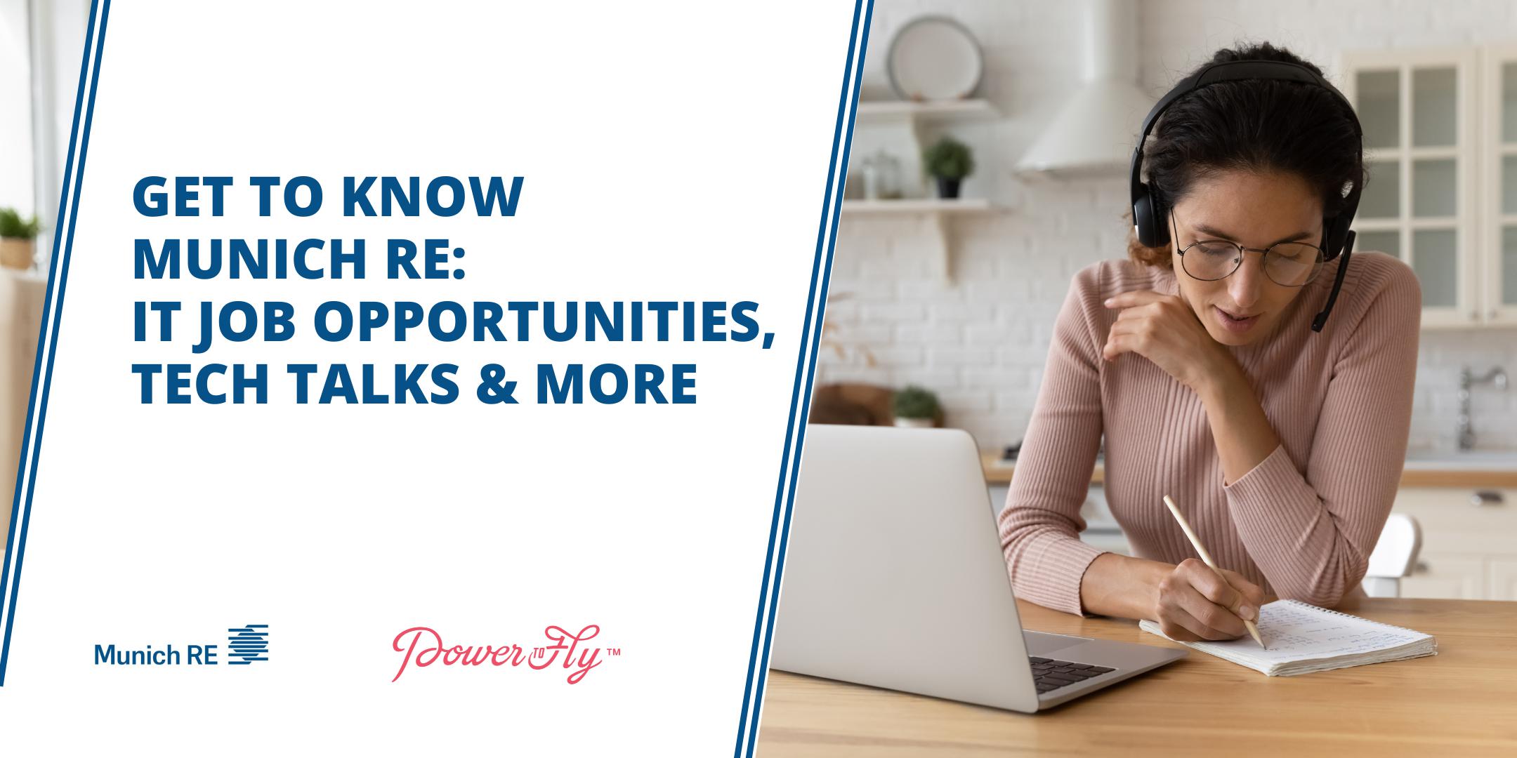 Get to Know Munich Re: IT Job Opportunities, Tech Talks & More