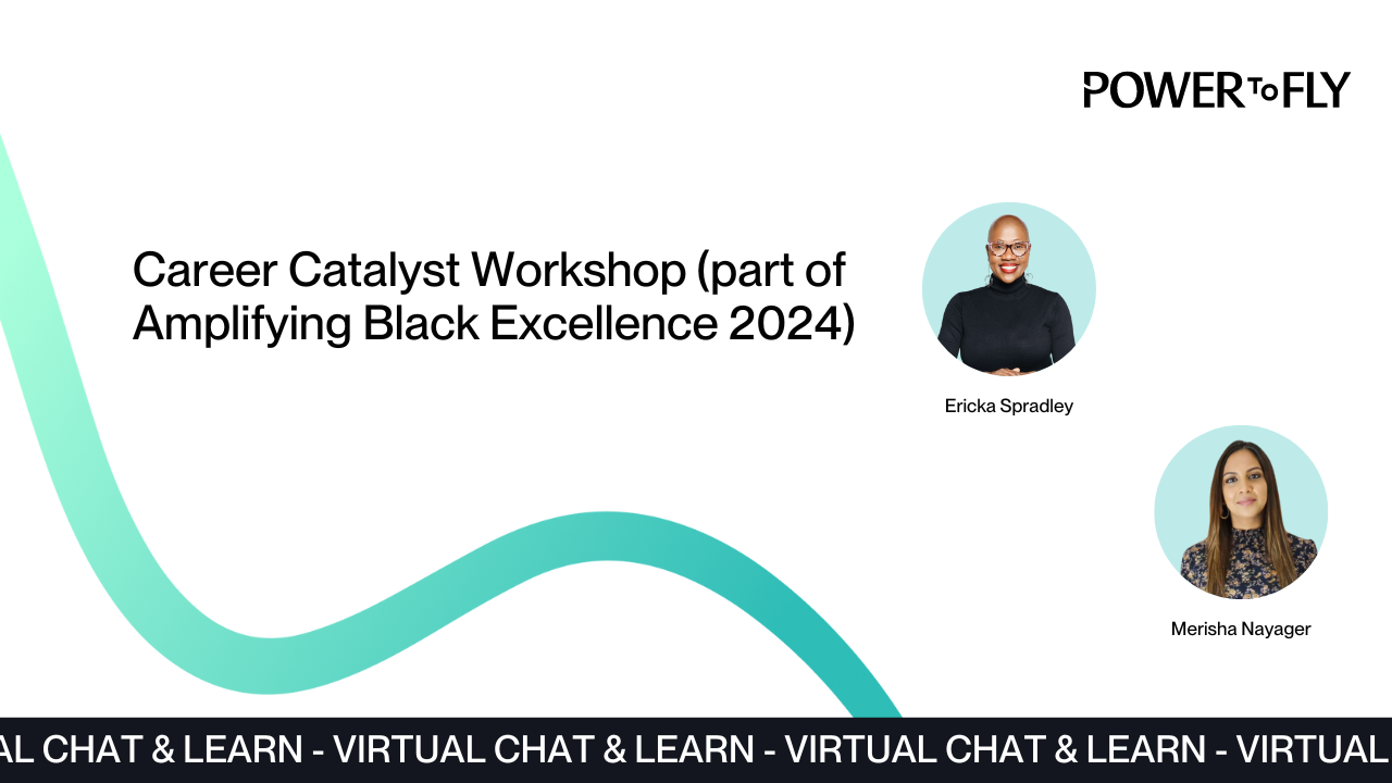 Career Catalyst Workshop (part of Amplifying Black Excellence 2024)