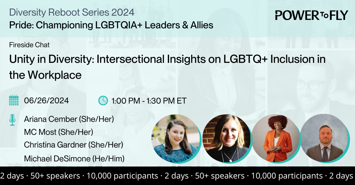 Pride Summit 2024: Unity in Diversity: Intersectional Insights on LGBTQ+ Inclusion in the Workplace