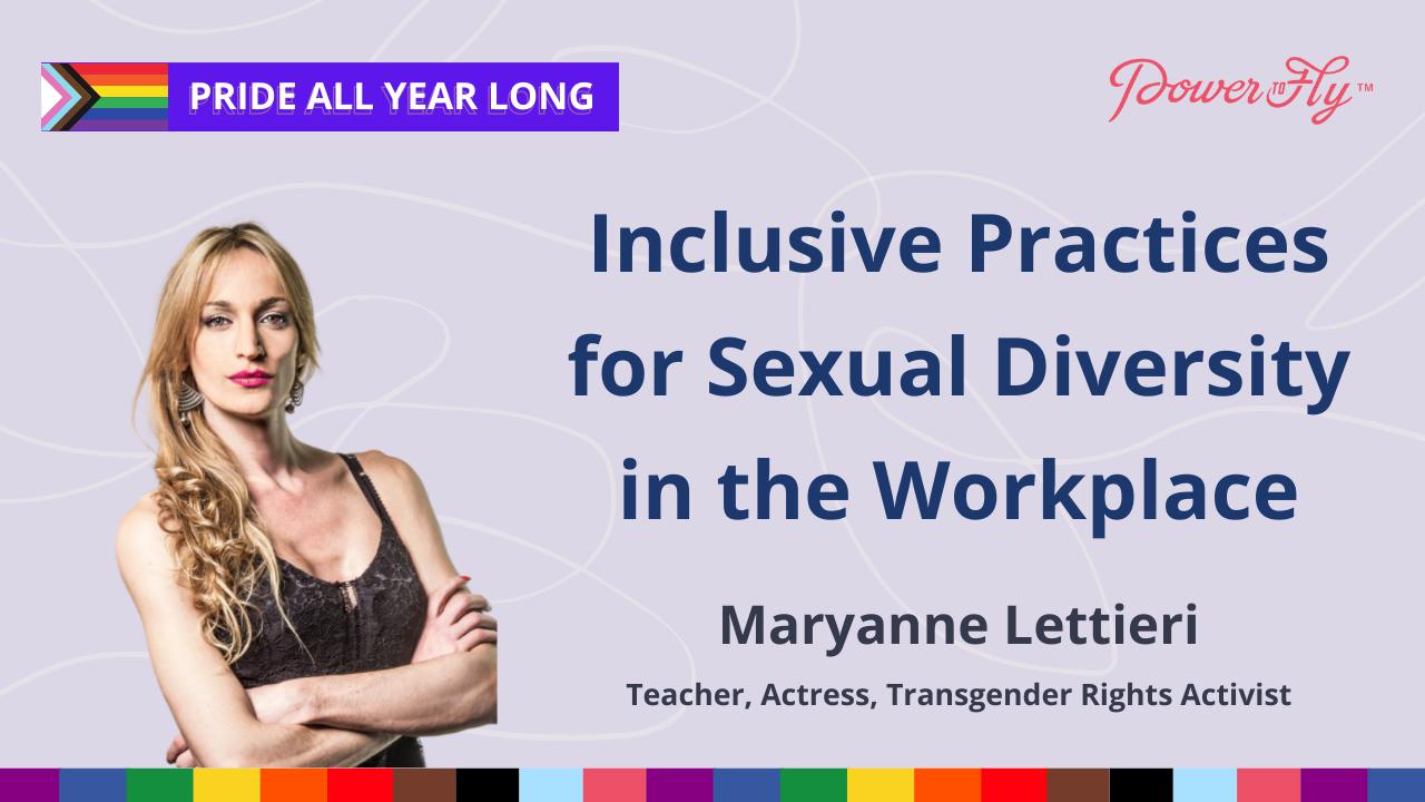 Pride All Year Long: Inclusive Practices for Sexual Diversity in the Workplace