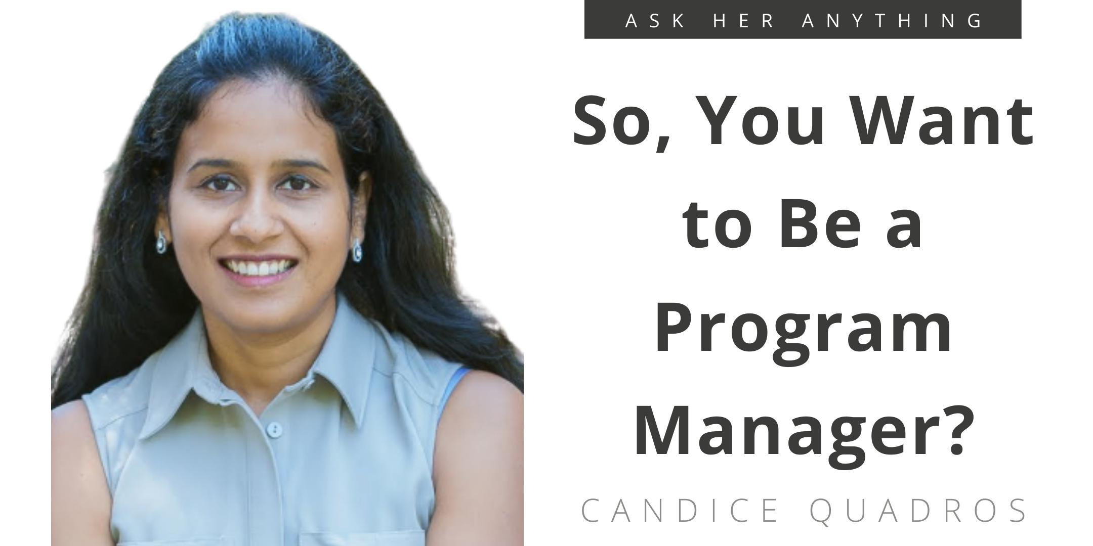 Why Do You Want To Be A Programme Manager