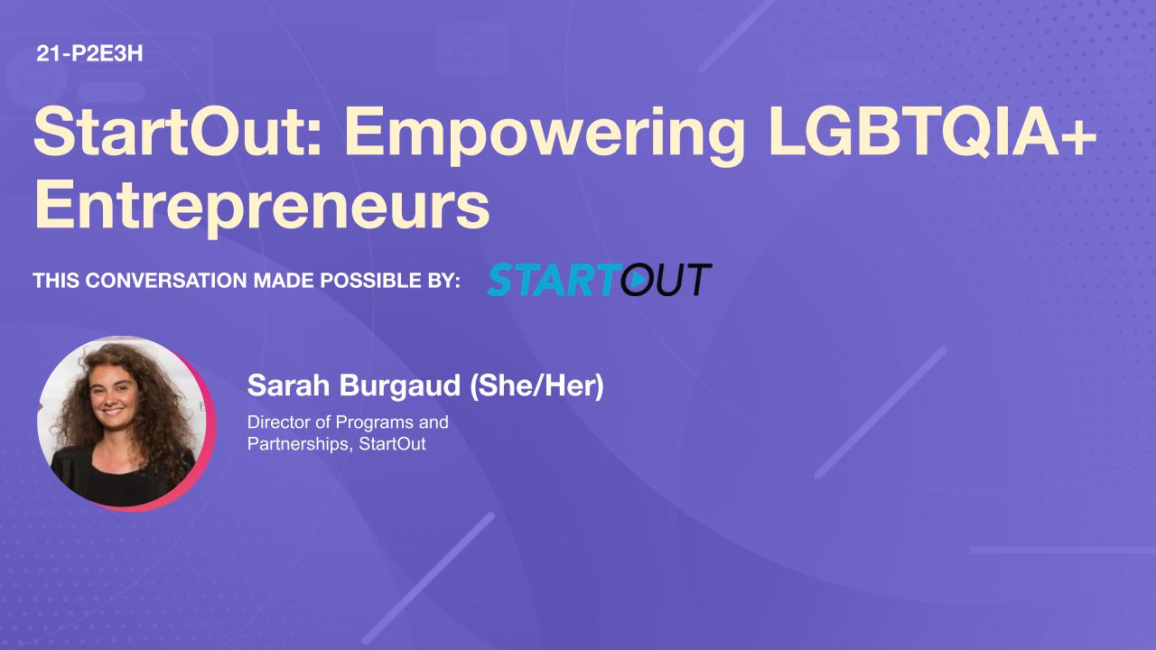 StartOut: Empowering LGBTQIA+ Entrepreneurs