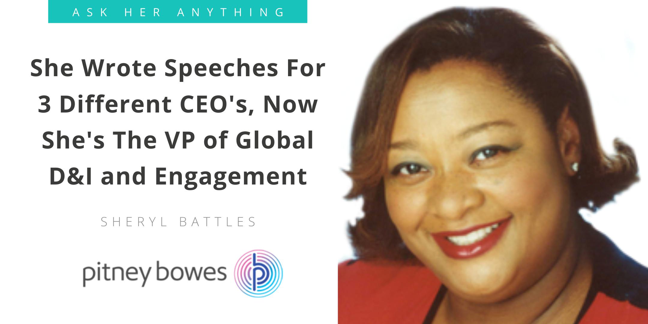 She Wrote Speeches For 3 Different CEO's, Now She's The VP of Global D&I and Engagement