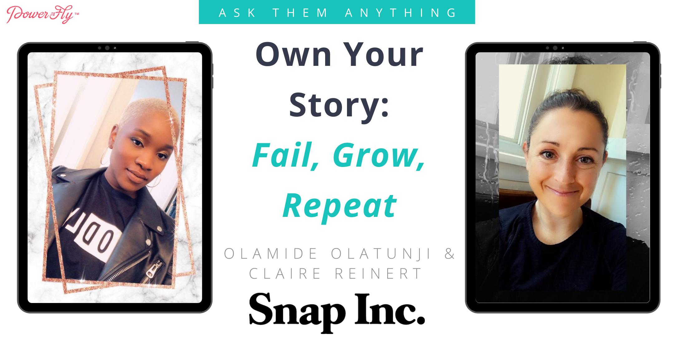 Own Your Story: Fail, Grow, Repeat