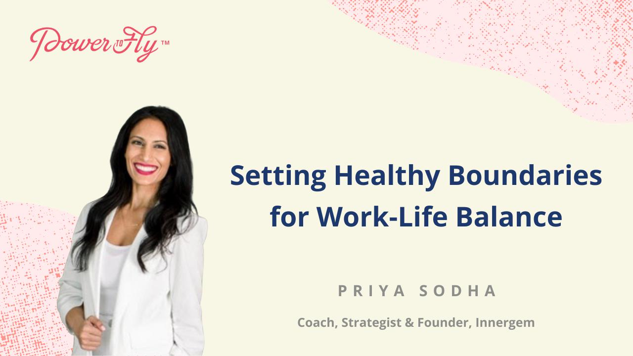 Setting Healthy Boundaries for Work-Life Balance