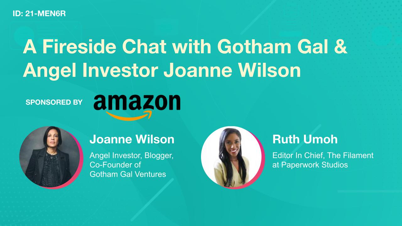 A Fireside Chat with Gotham Gal & Angel Investor Joanne Wilson