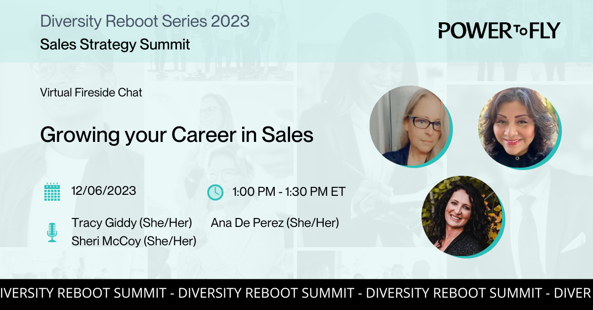 Growing your Career in Sales-Diversity Reboot 2023: Sales Strategy Summit