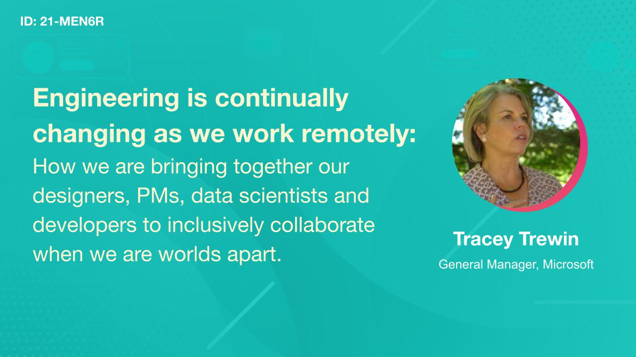 Engineering is continually changing as we work remotely: How we are bringing together our designers, PMs, data scientists and developers together to inclusively collaborate when we are worlds apart.